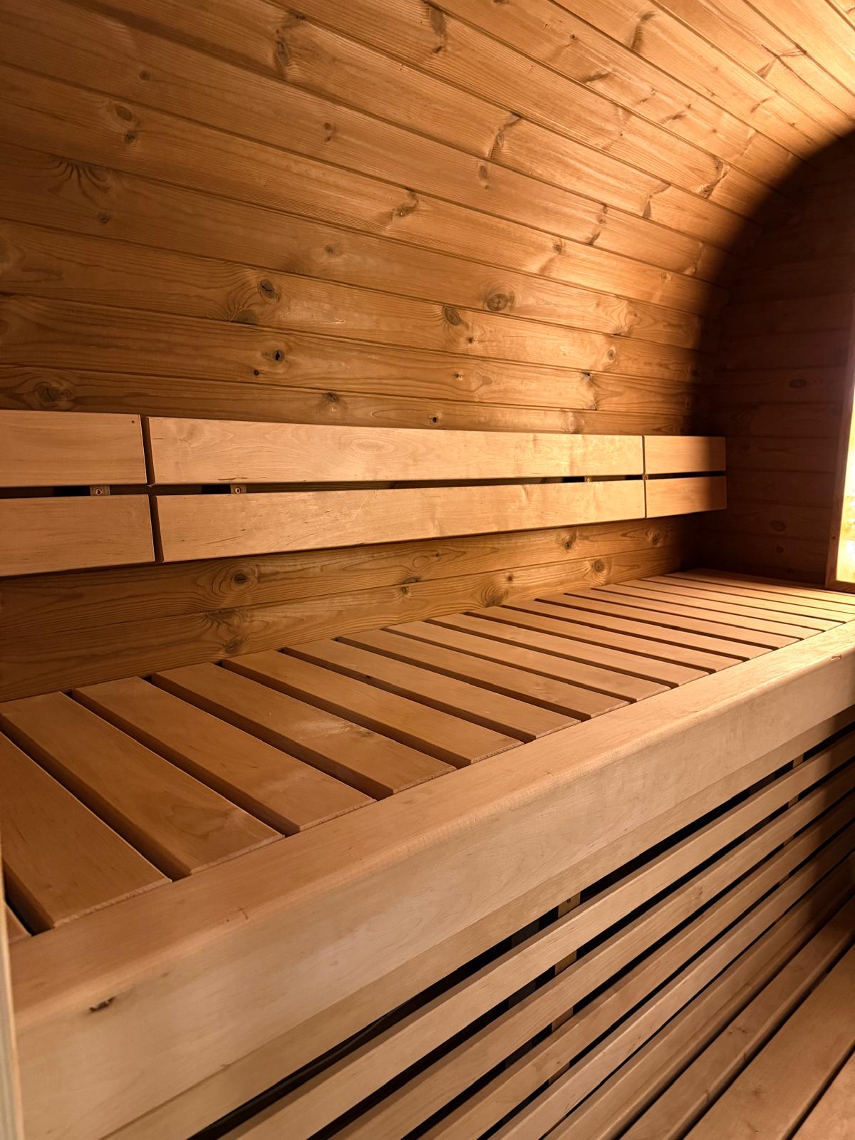 Zahradní čtvercová sauna